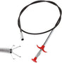 Sink plunger - Flexible drain cleaner - Gripper with 4 claws - For kitchen sink and bath - Retractable poles V1188-MS101-00670-1