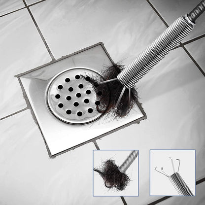 Sink plunger - Flexible drain cleaner - Gripper with 4 claws - For kitchen sink and bath - Retractable poles V1188-MS101-00670-1