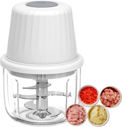 Kitchen Mixer - 400ML Large Capacity - 6 Blades Chopper - USB Rechargeable - Kitchen Must-Have for Home Use V1188-MS101-00677-1