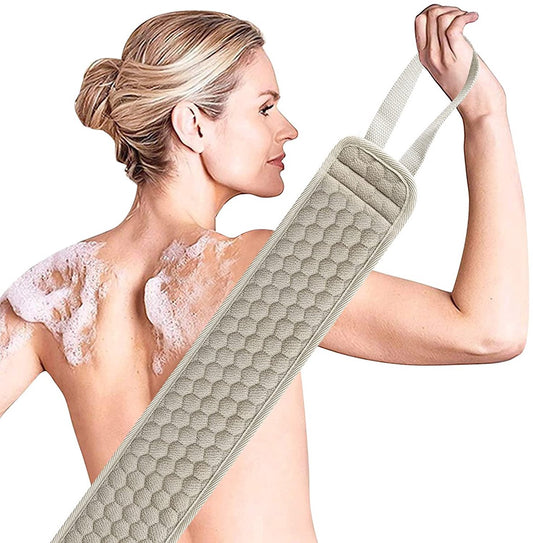 Loofah Back Sponge Scrubber - Exfoliating Shower Towel - Scrub Brush Shower Brush - Bath Brush Massage Brush V1188-MS101-00686-1