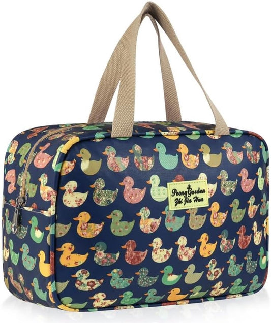 Women's toiletry bag - Large makeup bag - With handle - Waterproof - Portable - Suitable for camping and V1188-MS101-00688-1