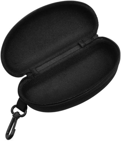 Portable Glasses Case Hard Case - Glasses Pouch - Waterproof Sunglasses Storage - Hard Box With Zipper and V1188-MS101-00692-1