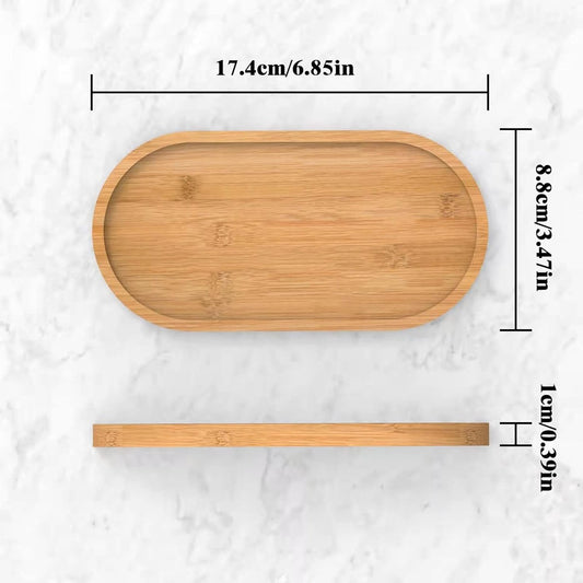 Bamboo soap dish - Bathroom shelf - Kitchen shelf - Bamboo shelf - Washbasin shelf - Jewelry tray for the V1188-MS101-00698-1