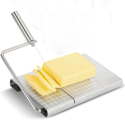 Cheese Slicer with Measuring Scale - 6 Interchangeable Blades - Precision Cutting - Dishwasher Safe - Cheese V1188-MS101-00716-1