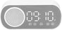 Bluetooth speaker alarm clock - with LED mirror display, radio, weather forecast - two high-volume alarms - V1188-MS101-00732-1