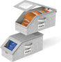 2-Pack Storage Boxes for Caps - Storage Solution for Up to 24 Baseball Caps - Stackable 2-in-1 Hat Box V1188-MS101-00735-1