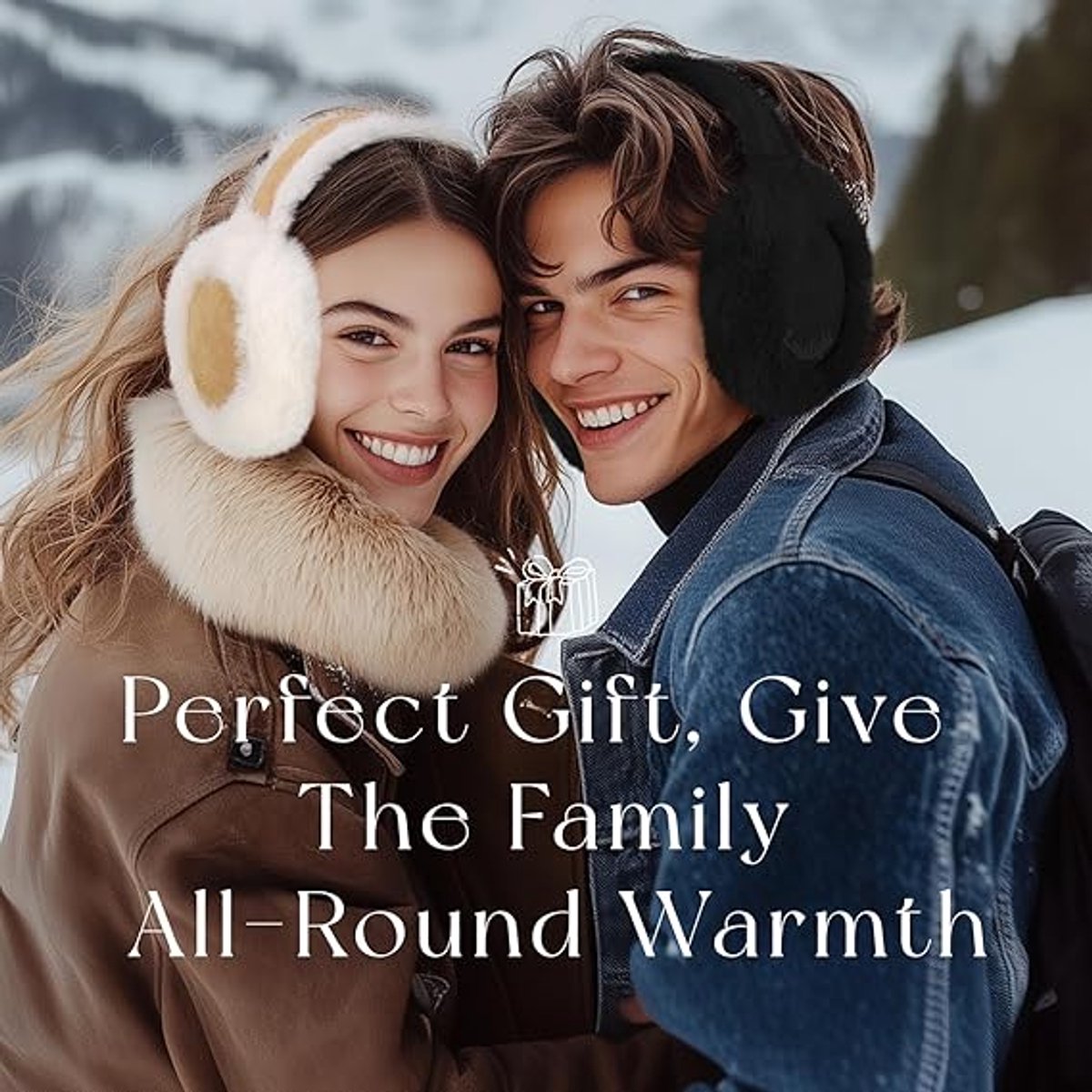 Warm earmuffs - Foldable, cute plush earmuffs - Soft and skin-friendly - Stylish and versatile - Protect your V1188-MS101-00738-1