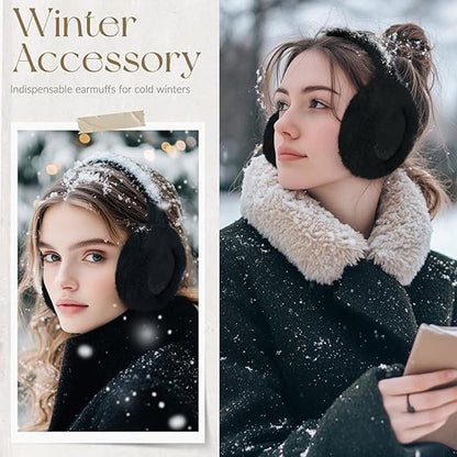 Warm earmuffs - Foldable, cute plush earmuffs - Soft and skin-friendly - Stylish and versatile - Protect your V1188-MS101-00738-1