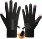Warm winter gloves - Touchscreen operation - Warm fleece lining, Windproof - Suitable for cycling and V1188-MS101-00742-1