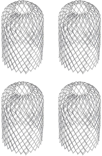 Gutter Leaf Filter 4-piece - Wire Mesh Guard, 10x17cm, gutter protector V1188-MS101-00753-1