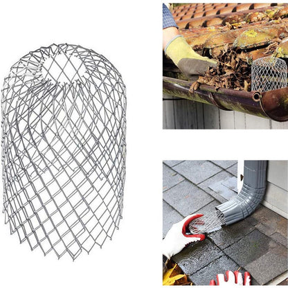 Gutter Leaf Filter 4-piece - Wire Mesh Guard, 10x17cm, gutter protector V1188-MS101-00753-1