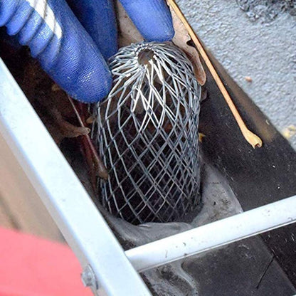 Gutter Leaf Filter 4-piece - Wire Mesh Guard, 10x17cm, gutter protector V1188-MS101-00753-1