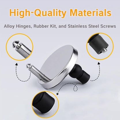 Toilet Seat Hinge Parts - Top-mounted, quick installation V1188-MS101-00765-1