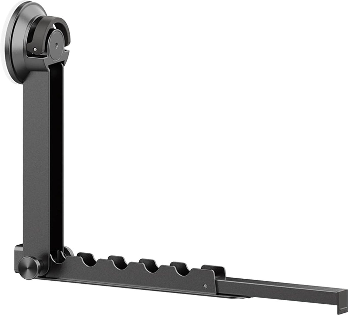 Wall drying rack - Foldable, aluminium, vacuum suction cup (grey) V1188-MS101-00770-1