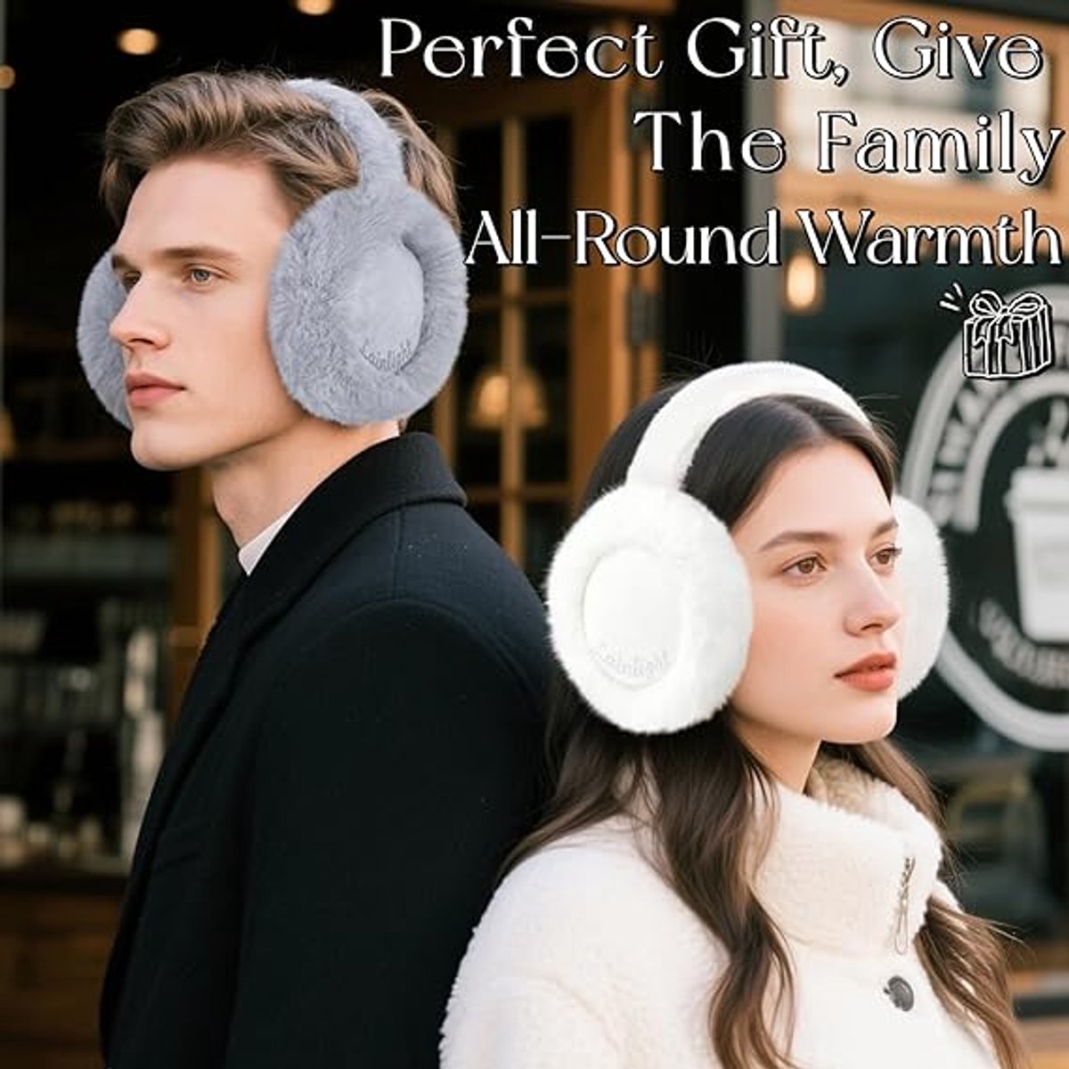 Warm earmuffs - Foldable, cute plush earmuffs - Soft and skin-friendly - Stylish and versatile - Protect your V1188-MS101-00771-1
