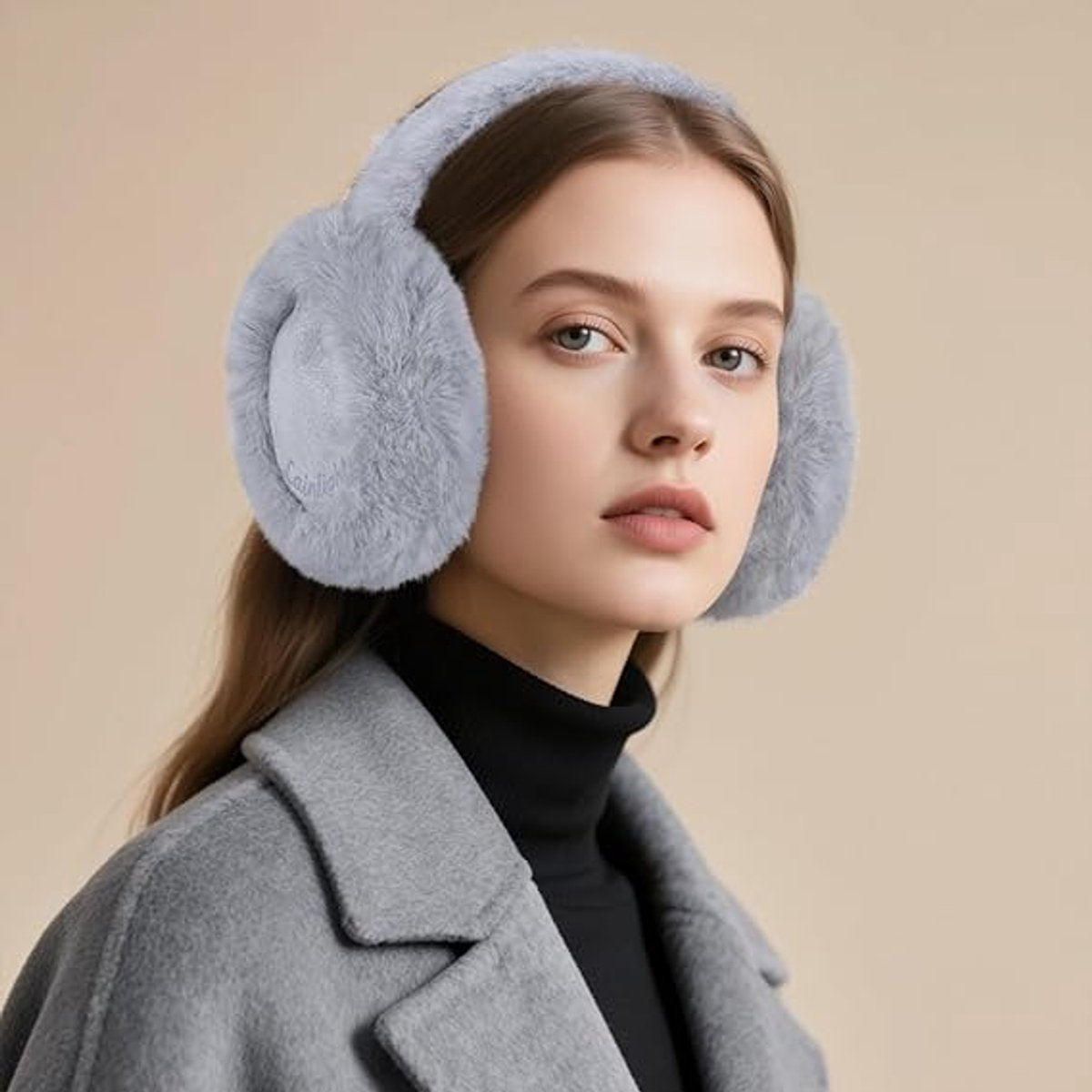 Warm earmuffs - Foldable, cute plush earmuffs - Soft and skin-friendly - Stylish and versatile - Protect your V1188-MS101-00771-1