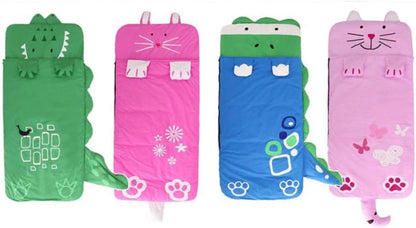 Children's Sleeping Bag 160x60cm - Cartoons, soft warm, blue V1188-MS101-00785-1