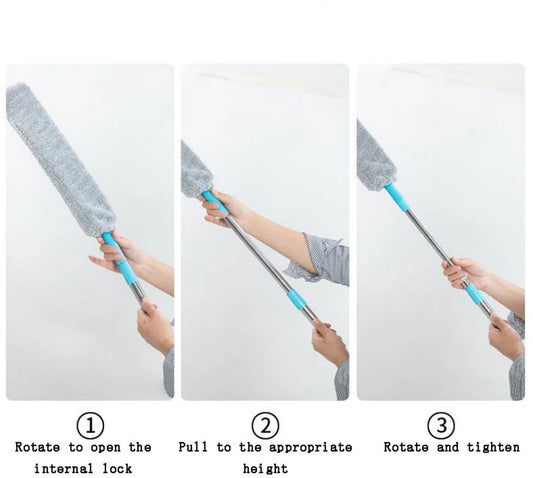 Underbed Dust Wiper - Extendable to 130cm, home use V1188-MS101-00788-1