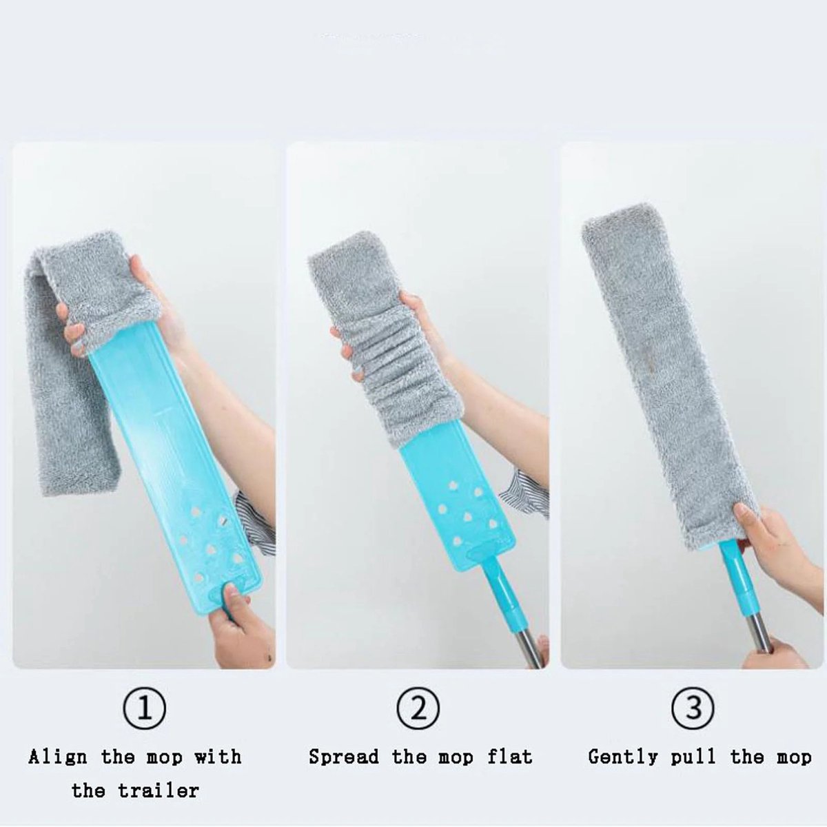 Underbed Dust Wiper - Extendable to 130cm, home use V1188-MS101-00788-1