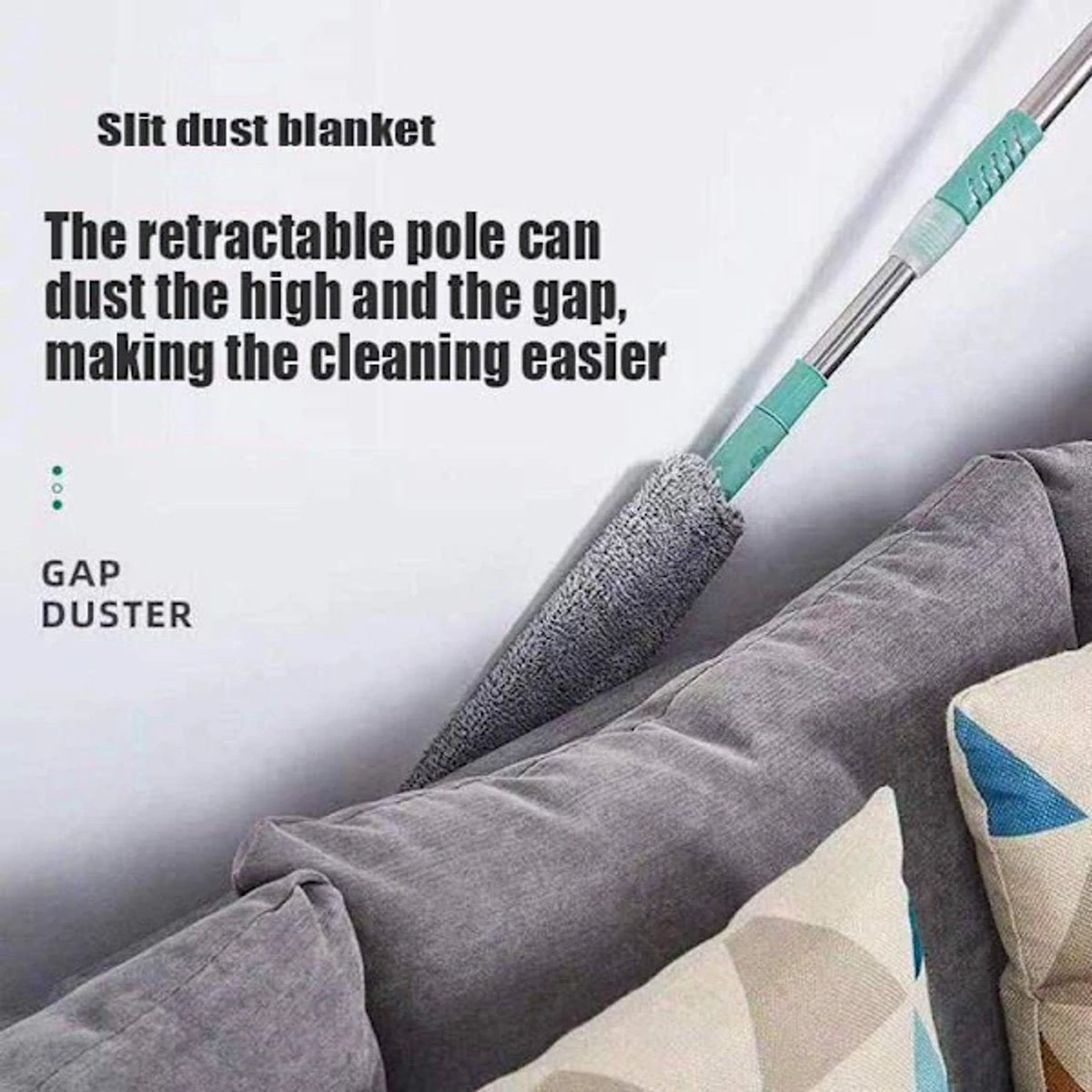Underbed Dust Wiper - Extendable to 130cm, home use V1188-MS101-00788-1