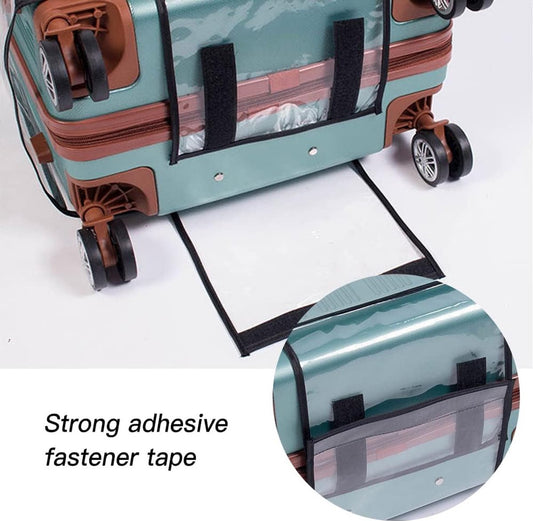 Transparent PVC Suitcase Protective Cover - 22 Inch - Anti-Dirt & Anti-Abrasion Dust Cover V1188-MS101-00794-1