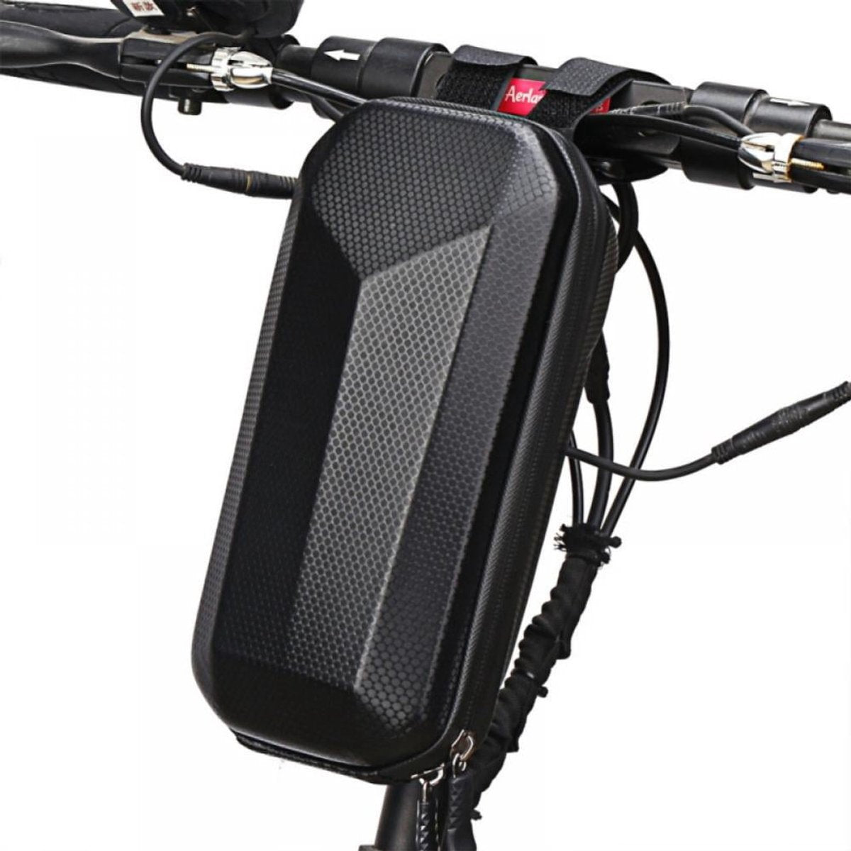 Waterproof storage bag for scooters - Hard scooter handlebar bag - Front bag for electric scooter - V1188-MS101-00801-1