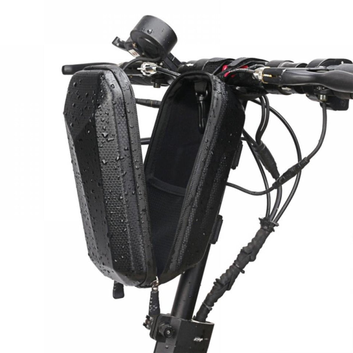 Waterproof storage bag for scooters - Hard scooter handlebar bag - Front bag for electric scooter - V1188-MS101-00801-1