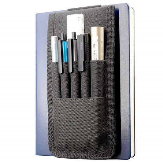 Adjustable pen holder - Velcro, 3 elastic bands - For hardcover diaries & planners V1188-MS101-00809-1