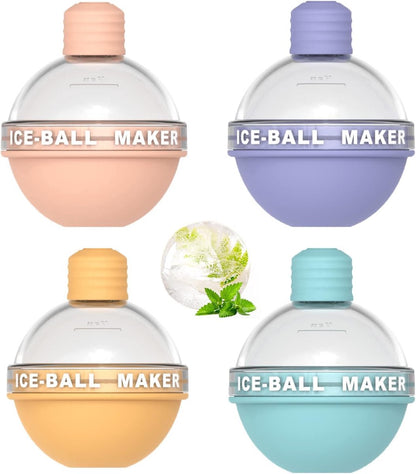 Silicone Ice Cream Ball Mold 4-Piece - Food Safe, for Whiskey V1188-MS101-00818-1