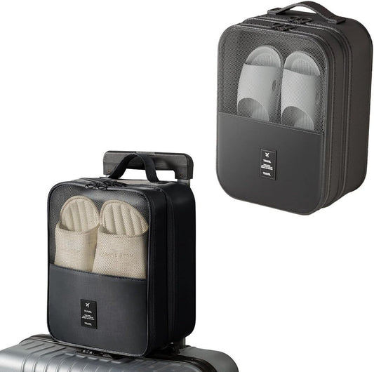 2 shoe storage bags - for travel and daily organization - suitable for 3 pairs of shoes - portable and V1188-MS101-00825-1