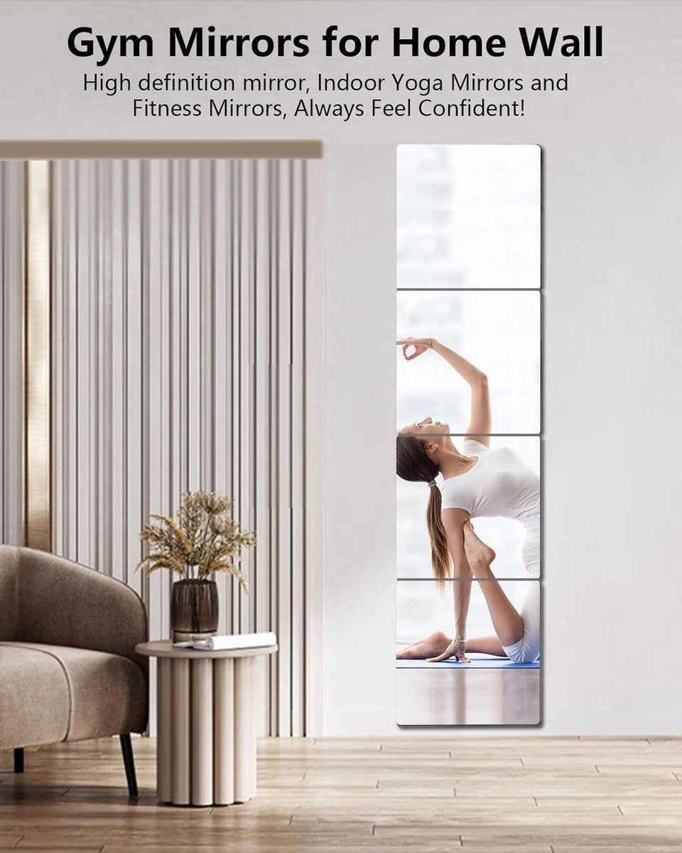 pieces unbreakable Wall Mirror - self-adhesive wallpaper - 30x30 cm, toddlers & children V1188-MS101-00835-1