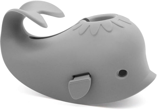 Baby Bath Faucet Cover - Soft silicone safety protector for children, toddlers and babies - Cute whale V1188-MS101-00842-1