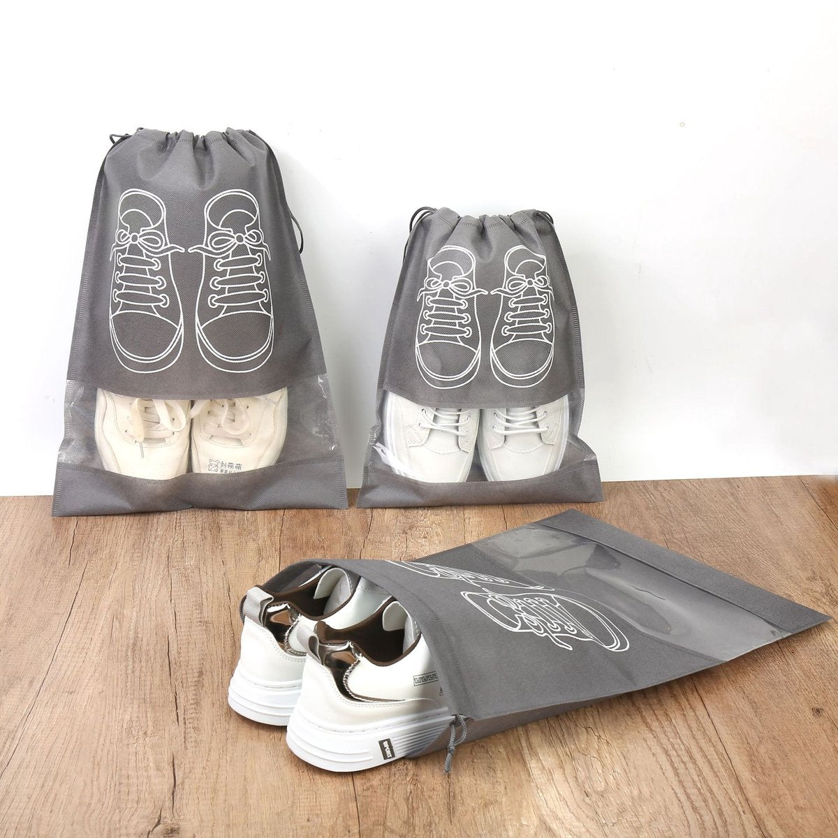 Shoe Storage Bags 5-piece - Non-woven, 36x45 cm, home/travel V1188-MS101-00852-1