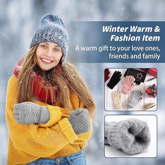 Touchscreen Winter Gloves - Women's Sports Gloves - Waterproof and Windproof - Elastic Cuff - Scooter and V1188-MS101-00854-1
