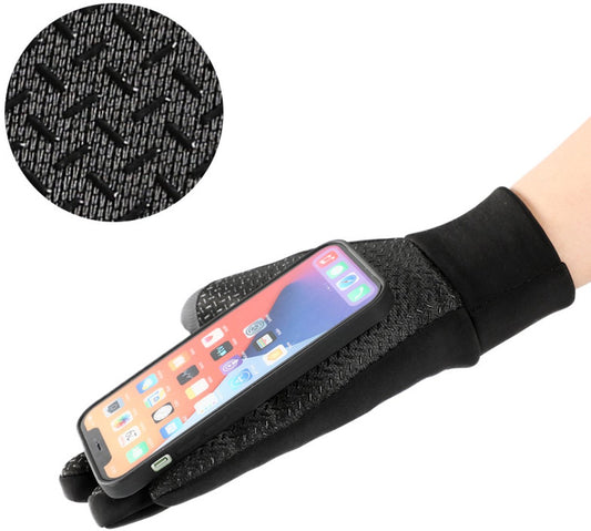 Full-finger winter gloves - touchscreen, fleece-lined, warm, thickened, waterproof, windproof, and non-slip V1188-MS101-00855-1