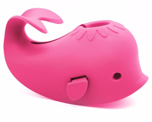 Baby Bath Faucet Cover - Soft silicone safety protector for children, toddlers and babies - Cute whale V1188-MS101-00865-1