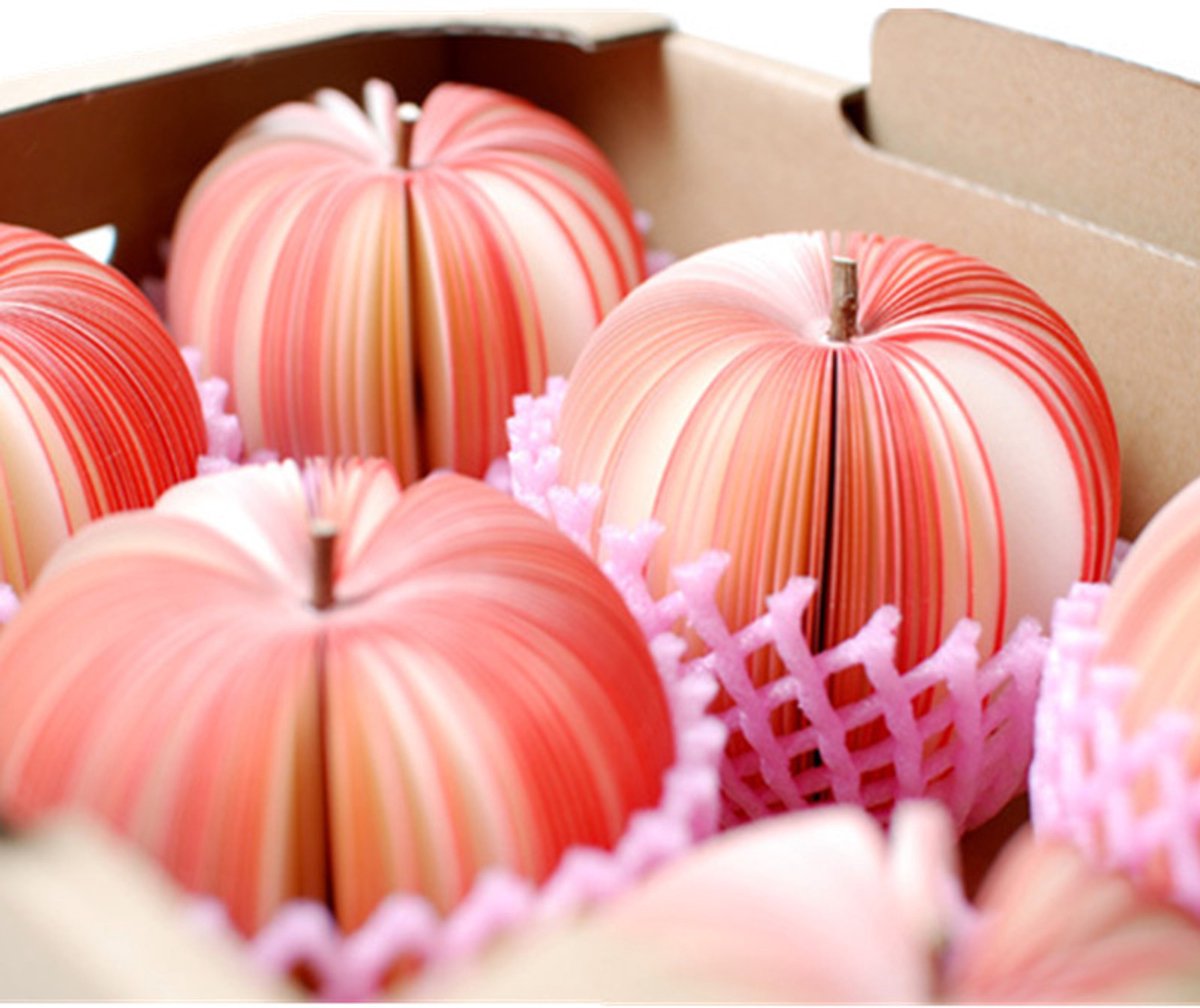 Sticky Notes - Fruit-Shaped 3D Non-Stick Notes - Fun DIY Memo Pads - Creative Practical Three-Dimensional V1188-MS101-00870-1