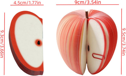 Sticky Notes - Fruit-Shaped 3D Non-Stick Notes - Fun DIY Memo Pads - Creative Practical Three-Dimensional V1188-MS101-00870-1