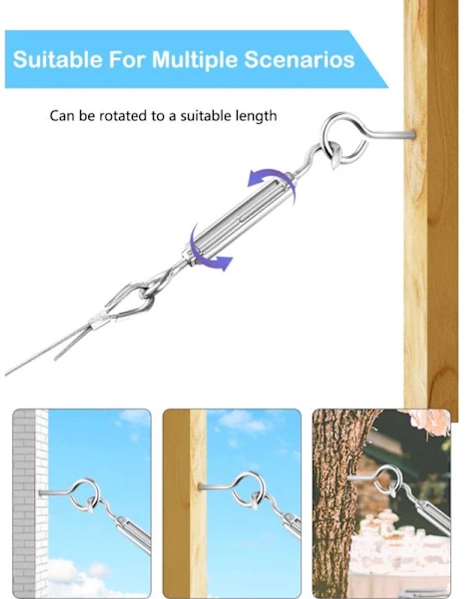 Stainless Steel Thread Set - 30Mx2mm, with M5 Spanner, for plants V1188-MS101-00882-1