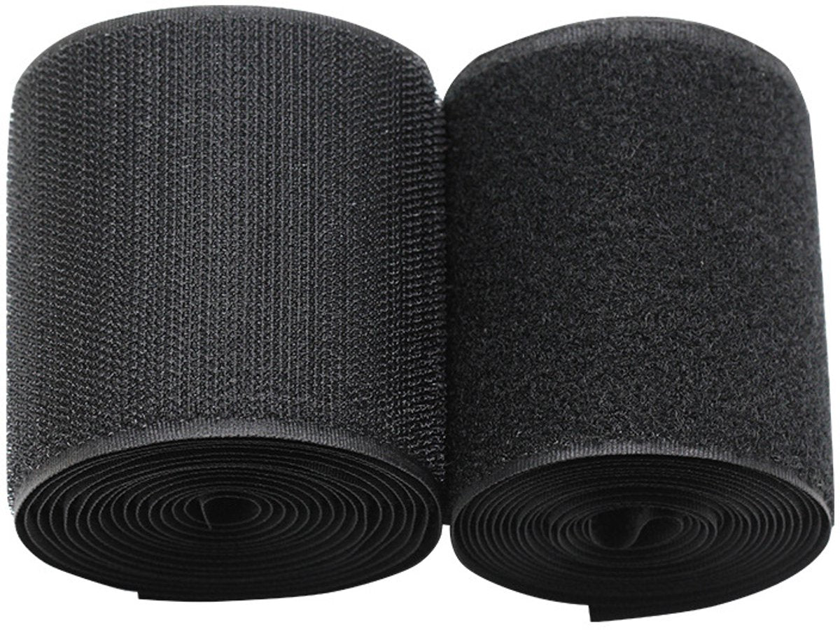 Edge banding 10cm x 2m - Black nylon, non-adhesive, for sewing V1188-MS101-00887-1