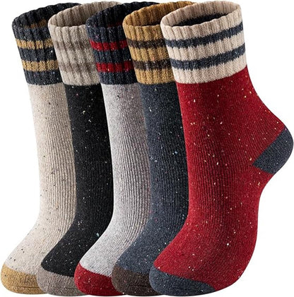 Thermal socks - Soft, thick, warm - Vintage knit - Casual socks V1188-MS101-00904-1