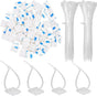 100 pieces 25 mm x 25 mm self-adhesive cable tie base holders (white) V1188-MS101-00915-1