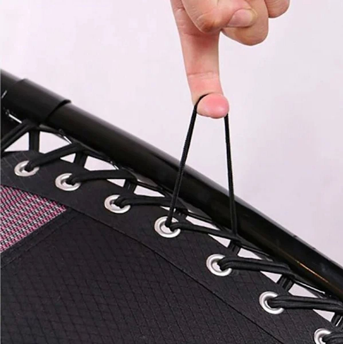 Elastic band for 1 set - Black, 2 long + 2 short (export model) V1188-MS101-00917-1