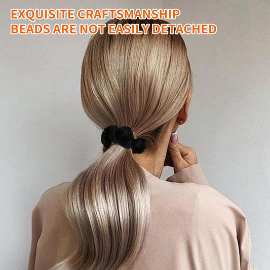 2-pack hair ties - Soft knitted hair ties for women - Hair ties for girls - Elastic headbands - Hair ties for V1188-MS101-00922-1