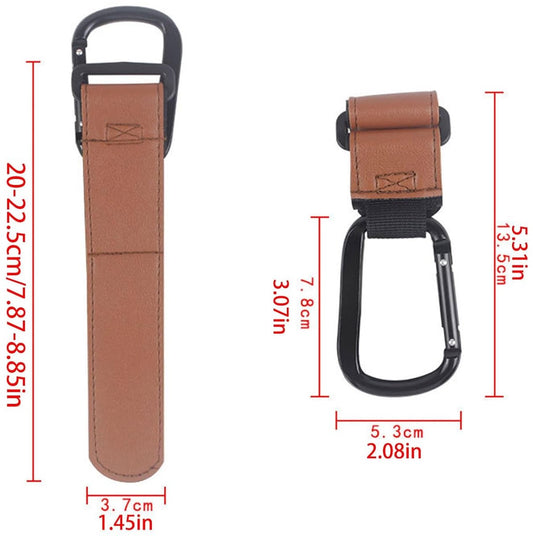 Hanging hook Carabiner hooks - shopping bags Mommy - Bag hook Bag clip for outdoor travel - 5 pieces V1188-MS101-00926-1
