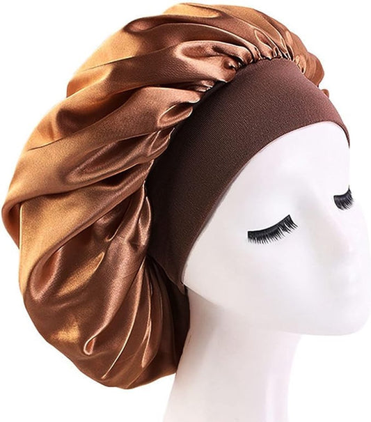 1 Silk sleep cap - men's sleep cap-satin sleep cap- men's hat-Sleep cap - Breathable hair accessory for curly V1188-MS101-00944-1