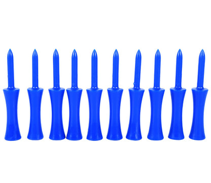 Plastic Golf Tees 100-piece - Blue, 68mm, random color - Golf accessories - Golf set - Golf tee V1188-MS101-00947-1