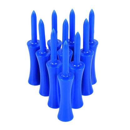Plastic Golf Tees 100-piece - Blue, 68mm, random color - Golf accessories - Golf set - Golf tee V1188-MS101-00947-1