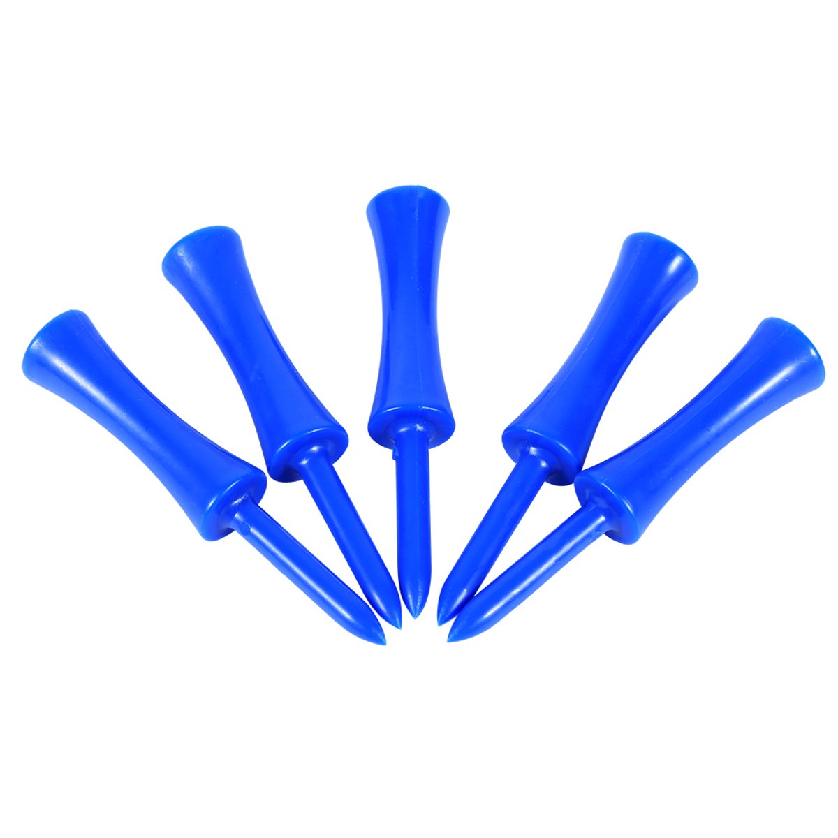 Plastic Golf Tees 100-piece - Blue, 68mm, random color - Golf accessories - Golf set - Golf tee V1188-MS101-00947-1