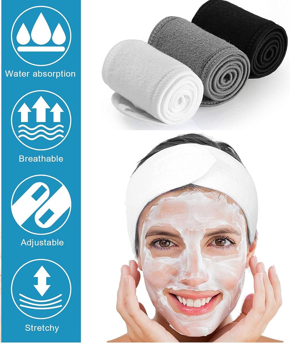 Makeup belt - Spa-like, adjustable, for facial cleansing V1188-MS101-00956-1
